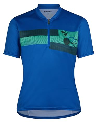Ziener NESPI Maillot de Cyclisme/Maillot de Cyclisme pour Enfant – VTT | vélo de Route – Respirant, séchage Rapide, élastique, sans Manches, Bleu Cobalt, 176