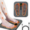 COODAY Massage Pieds, Masseur de pieds EMS,8 Modes et 19 Intensités,Masseur de Pieds électrique Pliable et Portable pour la Circulation Sanguine et le Soulagement des Douleurs Musculaires