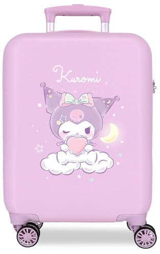 Sanrio Kuromi Sweet Dreams Valise Cabine Rose 33 x 50 x 20 cm Rigide 2 kg ABS 28,4 L Bagage à Main