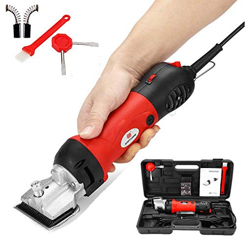 ZH-VBC Esquiladoras para Caballos, Profesional Maquina de Esquilar para Caballo, Esquiladora Caballos 690W Eléctrica Maquinilla Cortapelos para Animales de Granja Grandes,Red