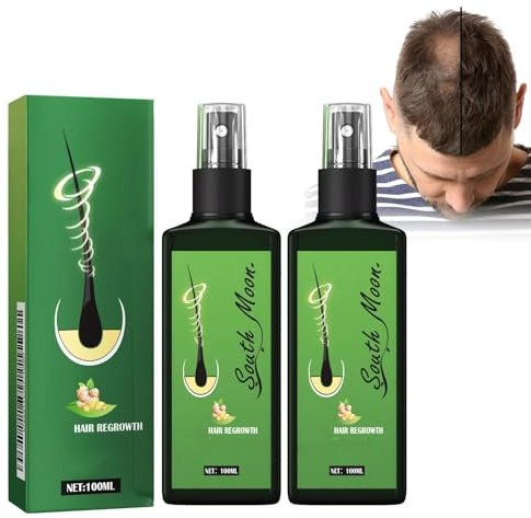 2PCS Crecimiento Orgánico Más Nutritivo De Jengibre Spray, Ginger Hair Growth Growth for Women & Men Para el Tratamiento de la Pérdida del Cabello,100ml hairgrowthliquid-2