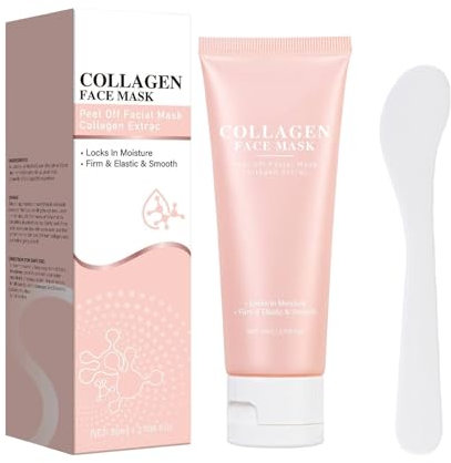 VARKAGE Collagen Night Wrapping Mask, Collagen Mask Peel Off Maske Gesicht, Elastizität und Feuchtigkeit, Overnight Maske Gesicht Masken Reduziert Erschlaffung & Mattheit