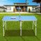 Mini Tischtennisplatte Outdoor Klappbar Tischtennisplatte Indoor Tischtennistisch, Tragbarer Ping Pong Table für Kinder Erwachsene mit Netz, Schläger & Ball (152 * 76 * 76cm)