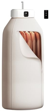 Séchoir à linge électrique, mini sèche-linge électrique pliable, pompe à chaleur 600 W, sèche-linge avec télécommande intelligente, 30 minutes de linge humide, séchage rapide