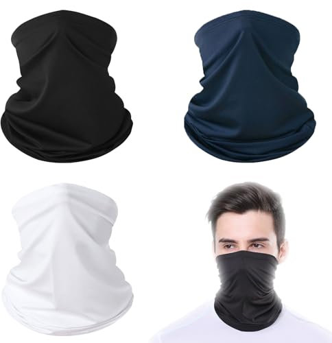 3 Stück Halstuch Herren,SchlauchschalHerren,Buff Schlauchschal,Buff,Loop Schal Herren, Multifunktionstuch,Bandana Herren,Halstuch Damen,Schlauchschal,Für Radsport Ski Motorrad Laufen Outdoor-Sportart