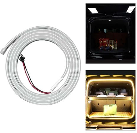 Striscia LED per Auto,Striscia Luce Auto con Effetto Flusso Dinamico - Illuminazione per Veicoli Camion e Auto