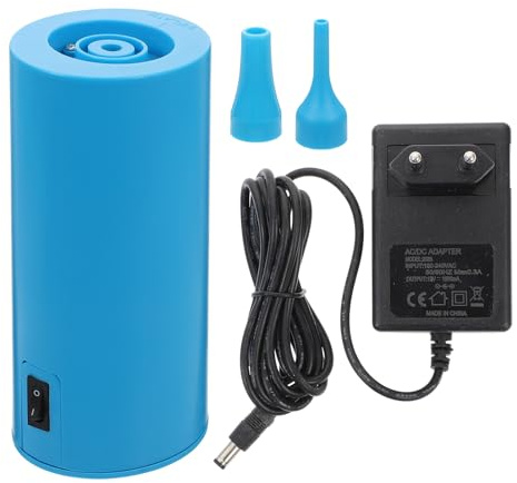 DONFAMDS Bomba de Aire Eléctrica Multiusos para Globos, Inflador Portátil Abs, Compatible Ac220, Adecuado para Fiestas y Decoraciones, Flujo Constante y Seguro, Diseño Compacto