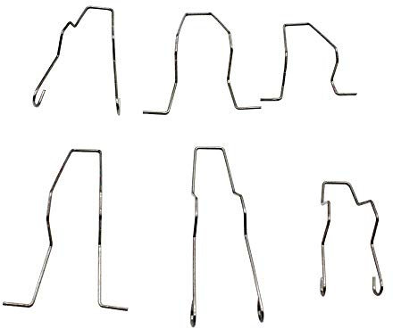 Riloer 6 × Morsetto a clip a molla di fissaggio della lampadina del faro anabbagliante in acciaio per H1 H4 H7