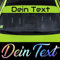 Sonnenblendstreifen Wunschtext mit ABE Visier Windschutzscheibe Sonnenblende Banner Dein Text in Farbe und Hologramm (Text in Farbe)