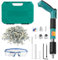 Beton Nagelpistole, 5-Speed verstellbare manuelle Stahl Nagelpistole, Nagelpistole Kit mit 200pcs Nägeln,tragbare Nagelpistole Kits Werkzeug