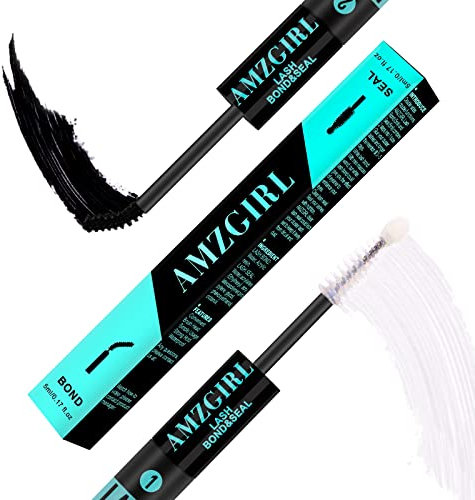 Bond and Seal Lash Clusters Adhesive House of Clusters Mascara Adhesive 10ml Lunga durata 72 ore Nero Lash Clusters Bond and Seal 2 in 1 DIY (Nero)