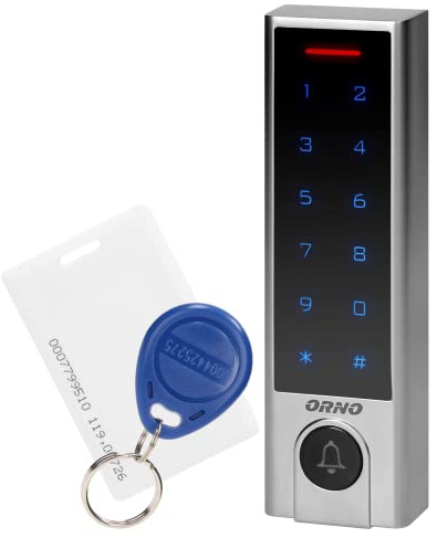 ORNO ZS-824 Wasserdichtes Codeschloss mit Kartenleser und Proximity-Tags Und Ein Klingelknopf IP 68