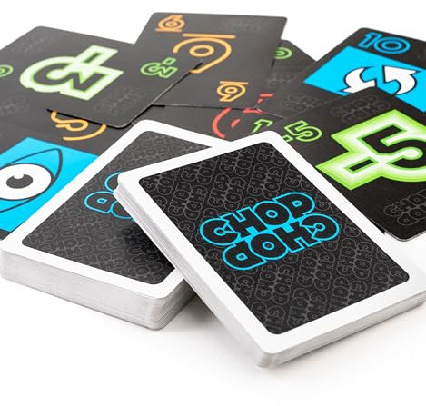 ChopChop Card Game | Great Family Fun | Addictive from the first shuffle! | Kids + Adults! | Who Dares Wins! | 2-10 Players! |