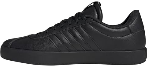 adidas Herren VL Court Shoes, Carbon Black/Carbon Black/GOLDMET, 38 2/3 EU