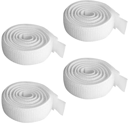 Qianxihu 4 correas de fijación para catéter para piernas, antideslizantes, bolsas de drenaje de orina, correas útiles para bolsas de pierna para bolsas de orina de incontinencia (blanco)