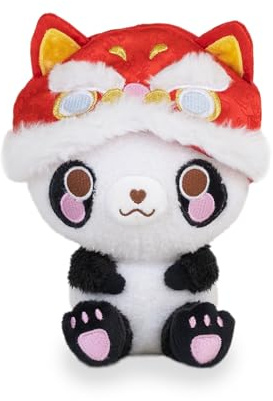 Cuddle Barn Lunar New Year Plush - Bao Bao The Lion Dance Panda by PlushGoals | Cute Kawaii Style Stuffed Animal with Chinese Lion Hat | Great and Decor for Kids, Teens and Plushie Lovers - 6