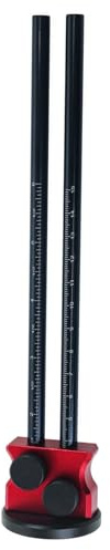 Herramienta de calibre de contorno, escritura de metal de doble escala para un marcado preciso, herramienta de escritura para carpintería con construcción de aleación de aluminio para uso