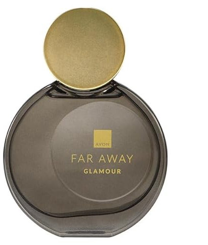 AVON Eau de Parfum Far Away Glamour - Fragancia Sofisticada Femenino - Notas Florales Orientales - Combinación de Pimienta Rosa, Grosella Negra, Néctar de Pomelo... - 50 ml - Nuevo Diseño