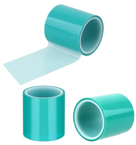 PXRLMYF 3 Rollos Cinta de Papel Sin Costura Cinta de Bricolaje de Resina UV de 5 cm de ancho Cinta Adhesiva Epoxi para Proyectos Artesanales Colgantes de Bricolaje(verde)