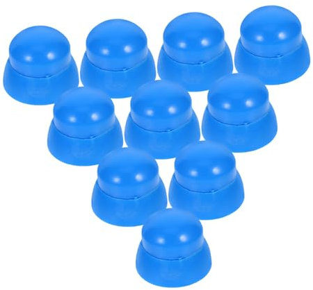 KICHOUSE Playground bolt protective covers plastic nut caps screw bolt covers Sturdy safety protection for playground equipment slide attachments children outdoor use 10 pieces navy blue