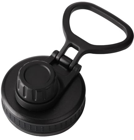 Tappo per Borraccia a Bocca Larga - Coperchio a Prova di Perdita per Bottiglie Riutilizzabili, Compatibile con Borracce in Plastica o Acciaio | Coperchio con Manico Grande Antiscivolo, Ideale per Viag