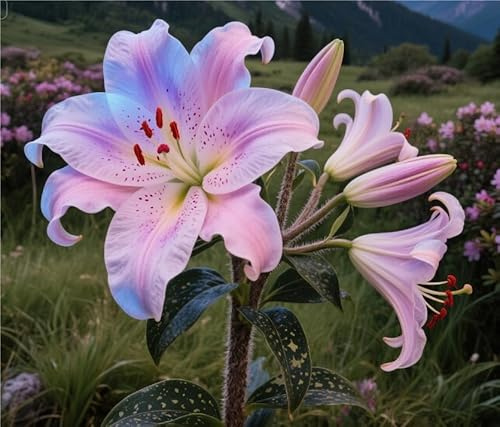 Eleganz Taglilien, MehrjäHrige, Farbenfrohe Taglilien-Rhizom In GroßPackungen, Fachgerecht Gepflanzt, GartenverschöNerung-5 Rhizom-A