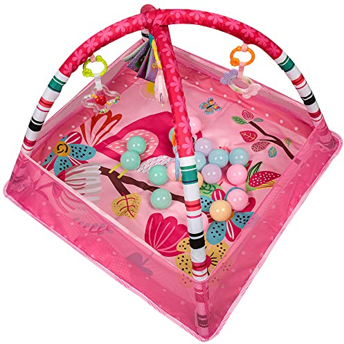 Gimnasio Bebé,Manta Juegos Bebe, Manta Actividades Bebé,Alfombra Sensorial para Bebés, Regalos para Niños y Niñas de 1 a 6-12-24 Meses