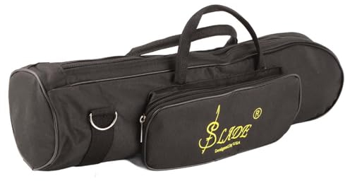 Trompetentasche Strapazierfähiges, Leichtes Nylonmaterial, Design mit Doppeltem Reißverschluss, Stilvoll und Vielseitig, Weicher Innenstoff, Ergonomisches Design für Kleine