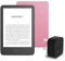 Kindle (2024 Release) 16 GB without ads, an Amazon Fabric Cover and an Amazon Powerfast 9W Power Adapter