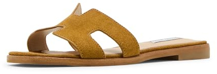 Steve Madden Women's Hadyn Sandal, Tan Suede, 6 UK