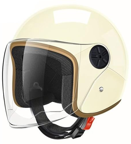 SJAPEX Casque Demi-Casque pour Enfant, Casques De Moto pour Enfants, avec Visière Pare-Soleil HD, Casque De Motocross, Casque De Scooter Électrique, pour Garçons Et Filles De 3 À 15 Ans 1