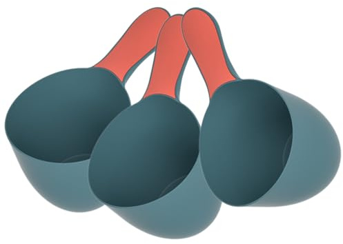 Toyvian 3pièces Lot de Louches pour Bain Et Douche Plastique Manche Ergonomique Antidérapant Facile à Utiliser Transporter