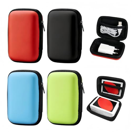 Fenglin-joy Custodia Carte da Gioco,4 Pezzi Porta Carte da Gioco 12 cm x 8 cm Custodias per Cartes Impermeabile e Resistente All'umidità per una Varietà di Carte, UNO, Carte da Gioco