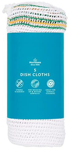 Morrisons 5 Dish Cloths