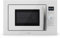 UNIVERSALBLUE Microondas 25 Litros Cristal Blanco Encastrable | Microondas de Encastre con Grill 1000W | Integrable 5 Niveles Funcionamiento | Temporizador | Bloqueo Infantil | Control Digital