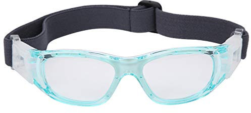 Deror Kinder Sportbrille Teenager verstellbare Fußball Radfahren Basketball Brille(Blau)