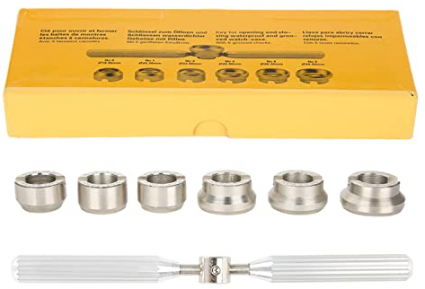 ANKROYU Réparateur De Dos De Montre, Outil De Découverte De Montre, Outil De Retrait De Dos De Montre, Découvreur De Boîtier De Montre, Découvreur De Dos De Montre Universel, Clé De Retrait De Découv