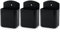 3-Pcs Wandhalterung Fernbedienung Halterung TV Controller Halter Selbstklebender Marker Halter, Stift Halter Behälter für Home Office Schule (Schwarz)