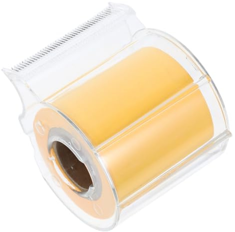 HIAKDOFT Bloc-Notes Autocollants Compact Adhésif Puissant Rouleau de Papier Mémo Détachable Orange Bloc-Notes Portable Multifonction pour Maison Bureau et Scrapbooking