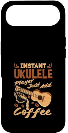 Joueur d'ukulélé instantané Juste Ajouter du café drôle caféine Coque pour iPhone Air