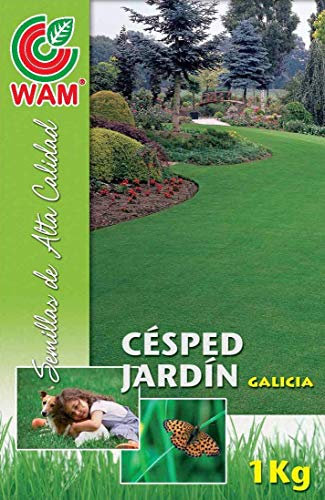 Semillas Premium de Césped Especial Jardín Galicia WAM - 1 kg