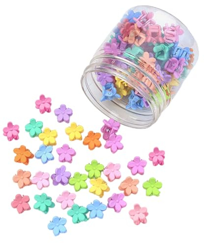 36 Pezzi Fermagli Capelli Bambina Mini Mollettine Capelli Fermagli Capelli Bambina Piccola Mollette per Capelli Colorate Pinze per Capelli con Forma di Fiori