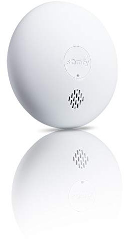 Somfy 1870289 - Vernetzter Rauchmelder | 85dB Sirene | Kompatibel mit Somfy Home Alarm, Somfy One (+) und Somfy Innenkamera