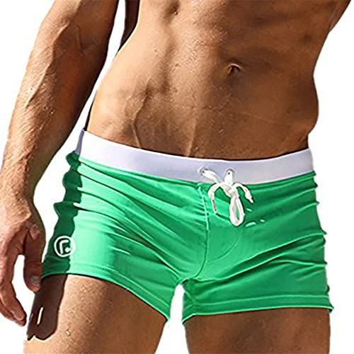 L-Peach Boxer Trunks de Bain Homme Maillot de Bain Short Pant pour Plage Sport Natation Plongée