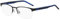 HUGO Rechteckig Metall Brillen in Black Blue für Herren, Brille mit Sehstärke, optional mit Sonnenbrillen tönung oder Blaulichtfilter (Modell HG 1247)