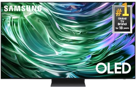 Samsung 55-Inch Class OLED 4K S90D Series HDR+ Smart TV w/Dolby Atmos, Object Tracking Sound Lite, Motion Xcelerator, Real Depth Enhancer, 4K AI Upscaling, Alexa Built-in (QN55S90D, 2024 Model)