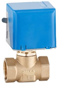 1 elektrisches Messing-Absperrventil 2-Draht AC220V Zweiwege-Absperrventil(220VAC)