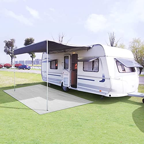 LAPOOH Tappeto per tenda 100 x 1000 cm bianco, resistente tappeto per tenda per uso esterno, tappeto per tenda, accessori per tende - 314793