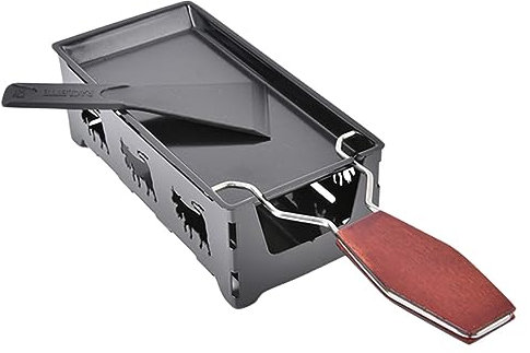 LABRIMP 1set Padella Antiaderente per Formaggio con Fornello Portatile per Cucina da Campeggio per Fonduta e Grigliate all Aperto