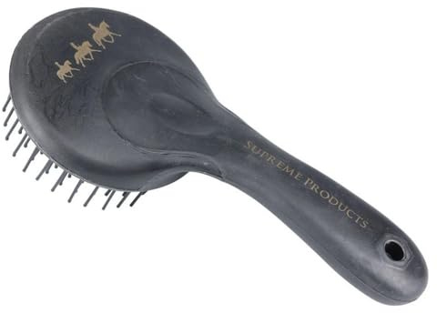Supreme Products Horse Mane and Tail Brush (One Size) (Black/Gold)